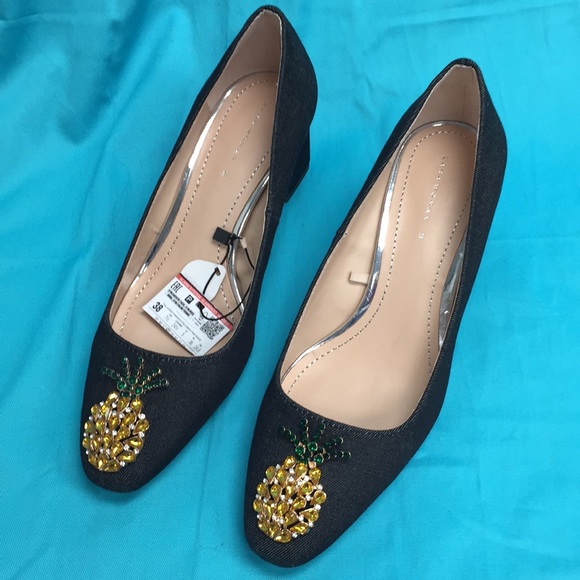 zara pineapple shoes